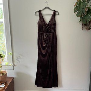 Revelry Blair Velvet Dress in Dusty Purple Size 10